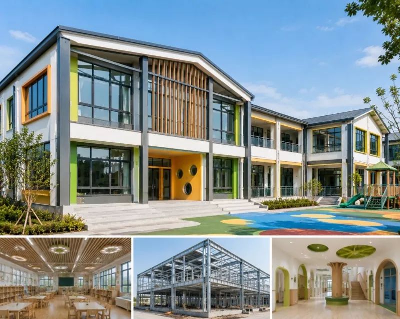 Khái niệm xây dựng hiện đại của việc xây dựng trường mẫu giáo khung thép nhẹ là gì?