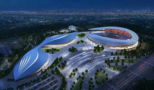 Thi công thép nhà thi đấu kiểu mái vòm