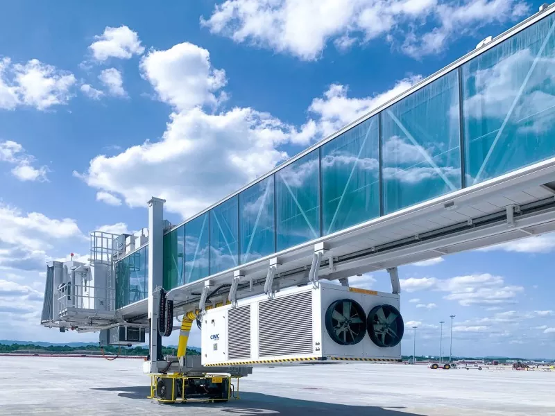 Steel Structure Boarding Bridge Corridor