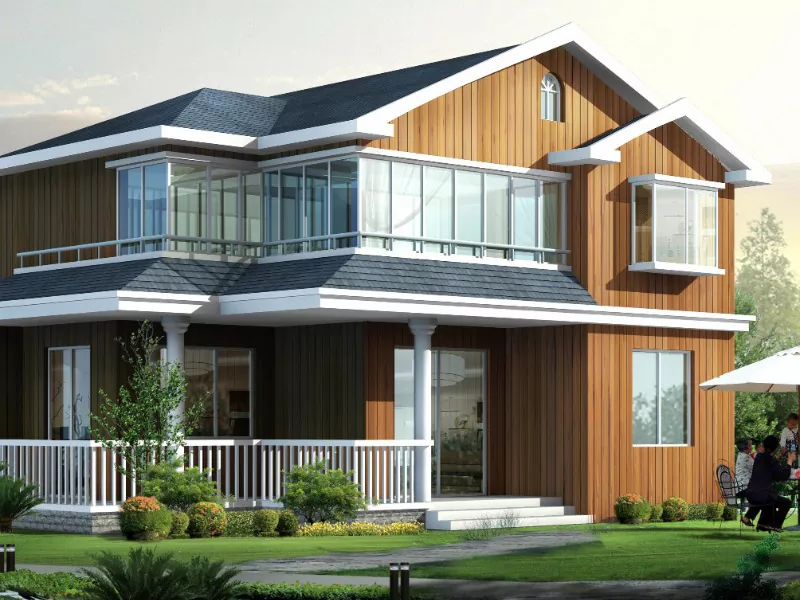 Biệt thự thép tiền chế sang trọng và hiện đại