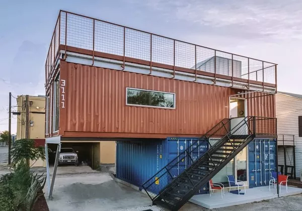 Ký túc xá container thép có thể xếp chồng lên nhau