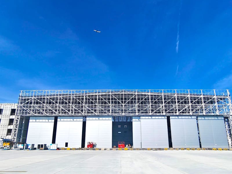 Kết cấu thép Trung tâm hàng không dân dụng Hangar